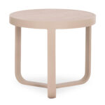 ΤΡΑΠΕΖΑΚΙ ΑΛΟΥΜΙΝΙΟΥ DEVIOUS SM6440.02 ΜΠΕΖ ΣΚΕΛΕΤΟΣ & SINTERED STONE TOP Φ45x41Υεκ. - Image 3