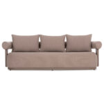 ΚΑΝΑΠΕΣ ΤΡΙΘΕΣΙΟΣ DECCARD SM6462.02 ΜΠΕΖ ΑΛΟΥΜΙΝΙΟ & ΥΦΑΣΜΑ 230x92x67Υεκ. - Image 3