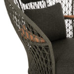 ΠΟΛΥΘΡΟΝΑ ΠΕΡΙΣΤΡΕΦ. ΜΕ ΥΠΟΠΟΔΙΟ TYCOON SM6627.06 ΑΛΟΥΜΙΝΙΟ ΠΡΑΣΙΝΟ 123x108x125Υεκ - Image 7