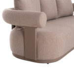 ΚΑΝΑΠΕΣ ΤΡΙΘΕΣΙΟΣ DECCARD SM6462.02 ΜΠΕΖ ΑΛΟΥΜΙΝΙΟ & ΥΦΑΣΜΑ 230x92x67Υεκ. - Image 8