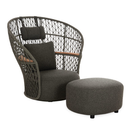 ΠΟΛΥΘΡΟΝΑ ΠΕΡΙΣΤΡΕΦ. ΜΕ ΥΠΟΠΟΔΙΟ TYCOON SM6627.06 ΑΛΟΥΜΙΝΙΟ ΠΡΑΣΙΝΟ 123x108x125Υεκ