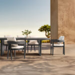 DINING CHAIR ABSOLUTION SM6465.01 GREY ALUMINUM-ROPE-CUSHIONS 58x60x69H - Image 2