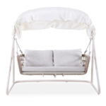 SWING WITH TENT EXCELSIOR SM6411.01 IVORY ALUMINUM--WHITE TENT 185x134x175H - Image 4